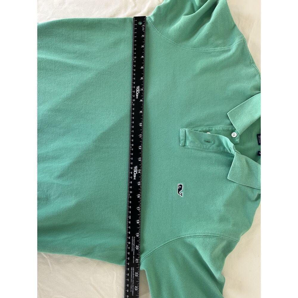 Vineyard Vines Polo‎ Shirt Green Men's Size Medium Cotton Blend - Picture 6 of 6